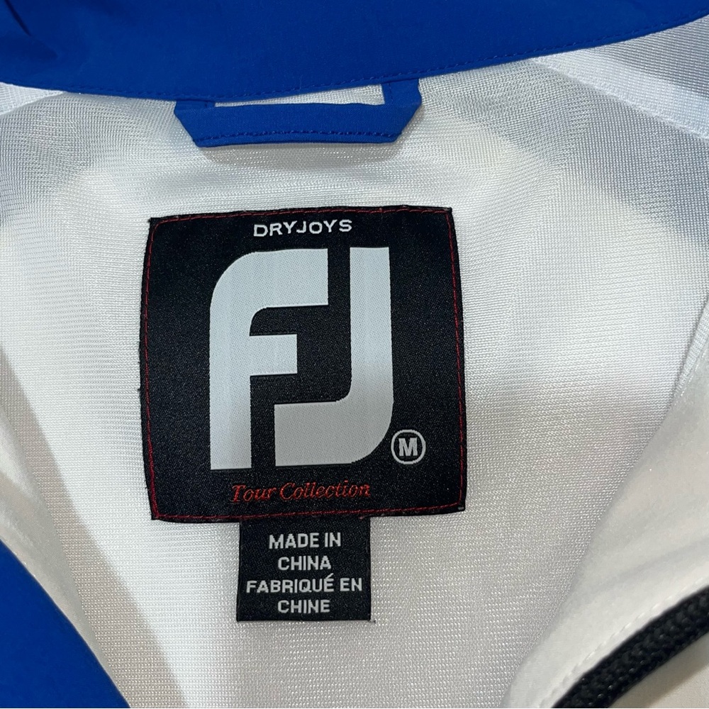 FootJoy Dryjoy Tour Collection Half Zip Short Sleeve Golf Wind Shirt - Picture 4 of 10